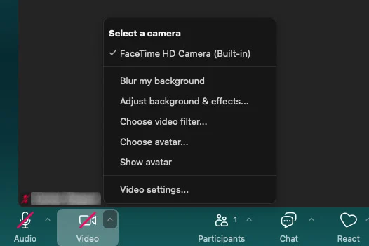 Zoom setting to uncheck 'Mirror my video'