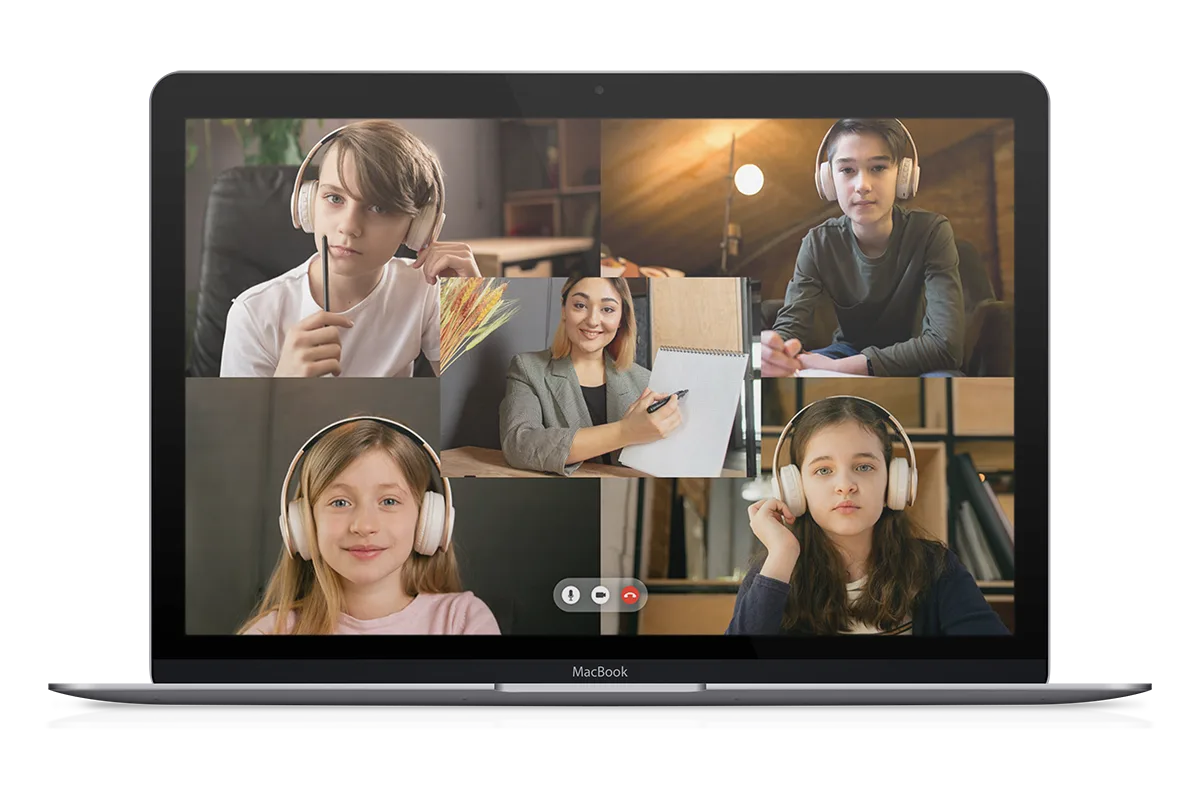 Example of a creative Zoom virtual background