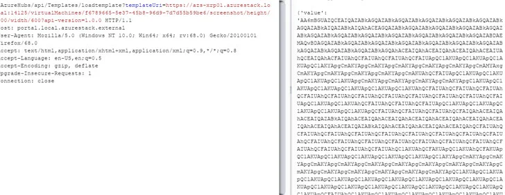 Demonstration of Azure vulnerability exploit