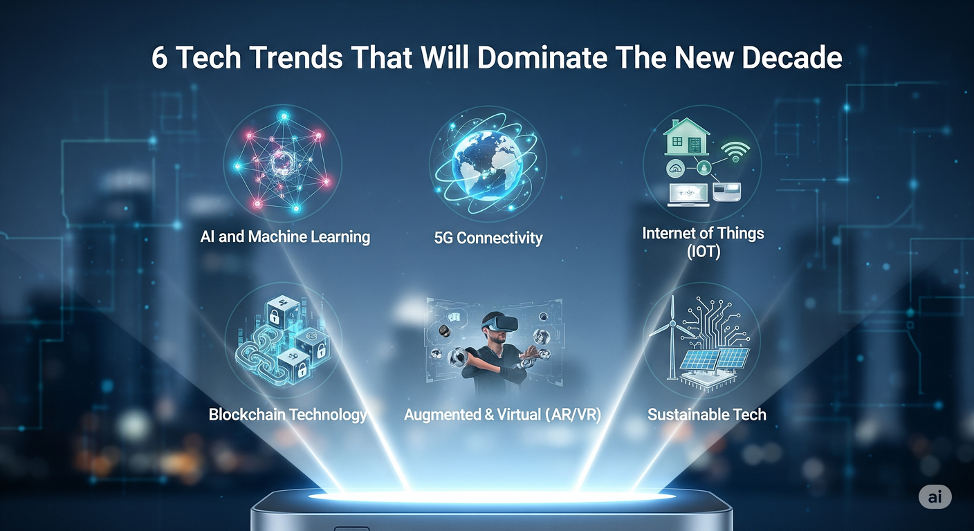 6 Tech Trends That Will Dominate The New Decade